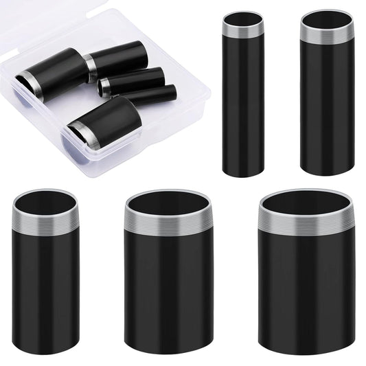 5 Sizes Round Hole Punch, Hollow Punch Cutter Tool Set with Storage Case, Leather Craft Tools Kit for V1188-CYX-LHJ-370