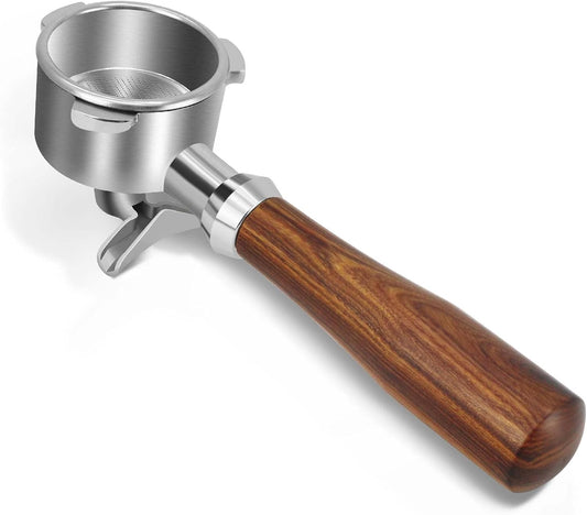 54mm Portafilter Compatible with Breville BES870/878/880/876 Series,Espresso Double Spouts Portafilter with 3 V1188-CYX-LHJ-504