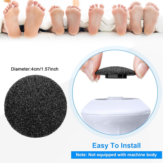 20 Pieces Regular Coarse Replacement Pads for Portable Electric Foot Grinder Foot File Refills Vacuum V1188-CYX-LHJ-881