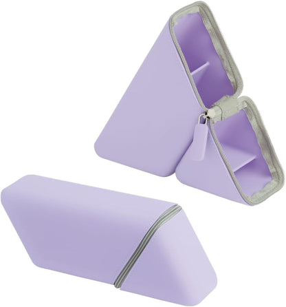 Pen Case Portable Pen Holder Silicone Type purple (violet) V1188-CYX-LHJ-933