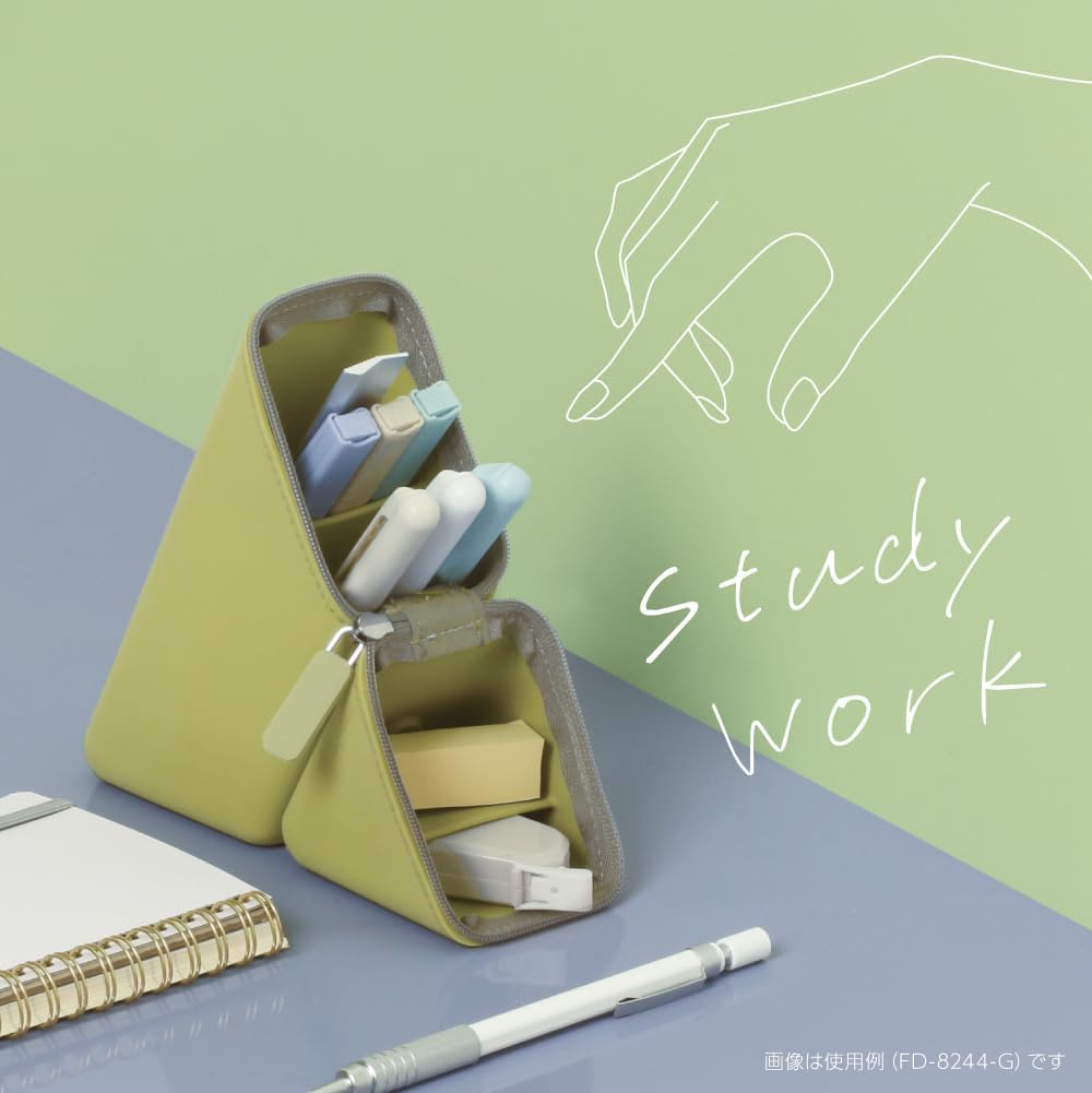 Pen Case Portable Pen Holder Silicone Type purple (violet) V1188-CYX-LHJ-933