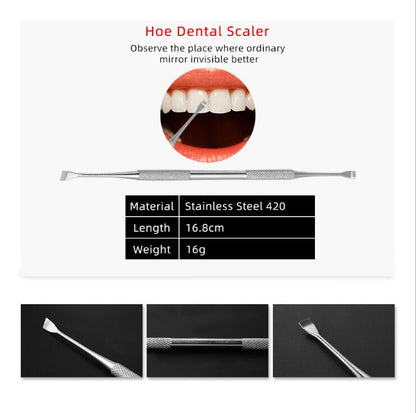 Dentist Stainless Steel Tartar Remover Set of 4 V1188-HN5-60-1