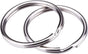 100 pcs 25 mm round key rings V1188-HN5-625-1