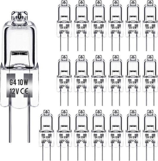 G4 halogen lamps 10W 12V - Warm white - 20-pack 10W 20pcs 10W V1188-HN5-71-2