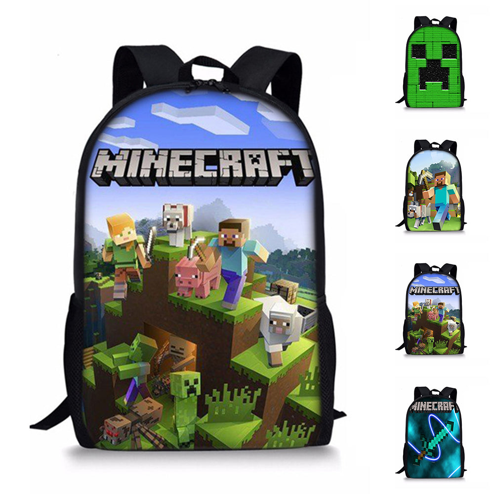 Minecraft-themed children's backpack, school bag, shoulder bag A V1188-JAR108-00690-1