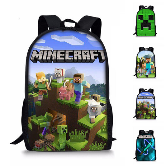 Minecraft-themed children's backpack, school bag, shoulder bag A V1188-JAR108-00690-1