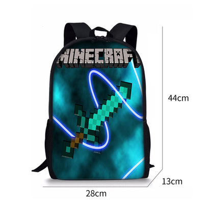 Minecraft-themed children's backpack, school bag, shoulder bag A V1188-JAR108-00690-1