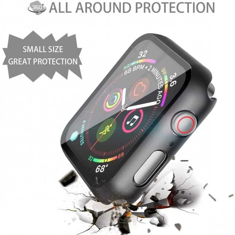 Compatible with Apple Watch 40mm Shockproof Case and 9H Tempered Glass 2-Pack Rose Gold V1188-JAR108-01468-1