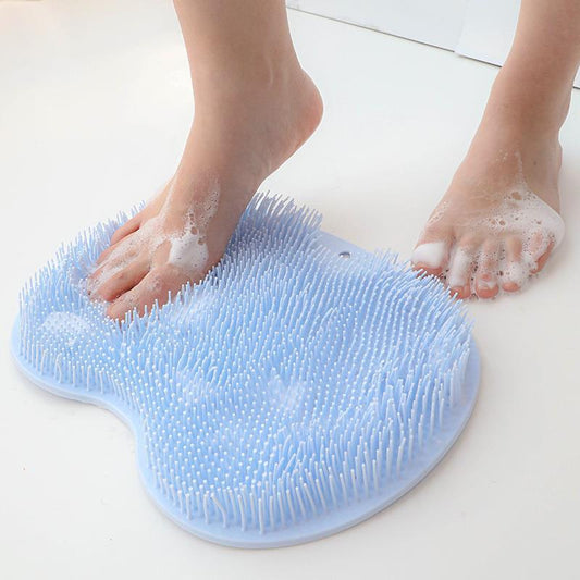 Foot Scrubber for Shower, Foot Cleaning Massage Mat with Non-Slip Suction Cups, Shower and Bathroom Foot V1188-JAR108-03439-1