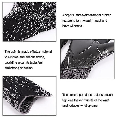 1 Pair Size 6 Goalkeeper Gloves Football Gloves V1188-JAR108-03573-1