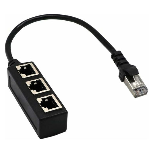 RJ45 Ethernet Splitter 1 to 3 Port Network Cable Adapter V1188-JAR108-04234-1