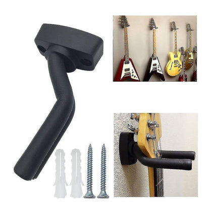 Guitar Hanger Wall Mount 5-Pack Black with Screws Compatible with Guitars V1188-JAR108-05125-1