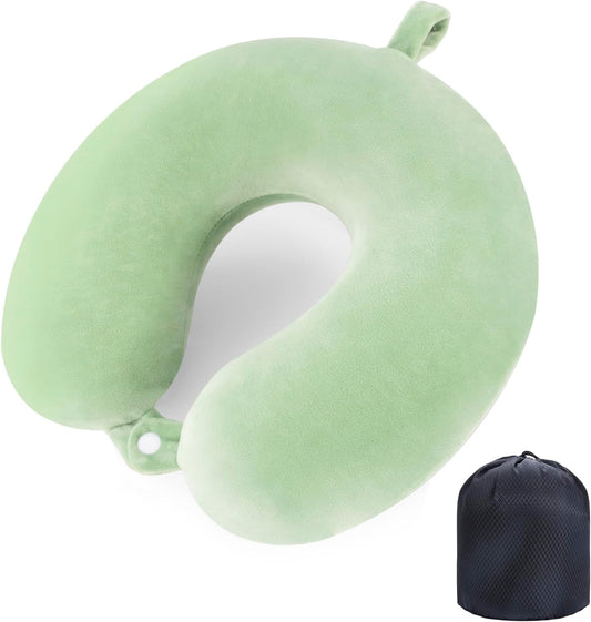 Travel Pillow Neck Pillow Memory Foam Travel Pillows Head Support Pillow for Airplane Train Car Office Travel V1188-JAR108-05414-3