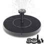 Solar Fountain with Solar Cell 16 cm Black for Garden Water Feature V1188-JAR108-06241-1