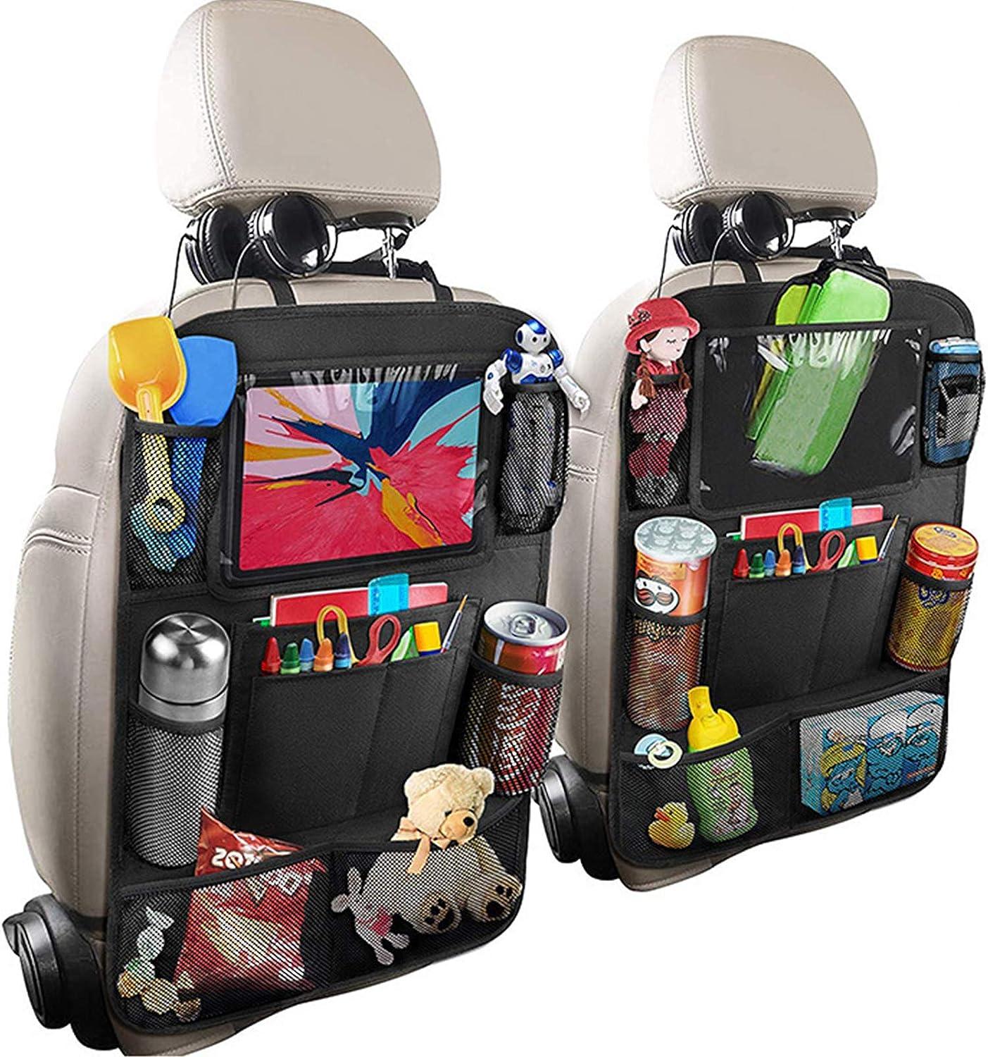 2-PACK Universal car back seat mobile/tablet multiple holders Black Black Black V1188-JAR108-08188