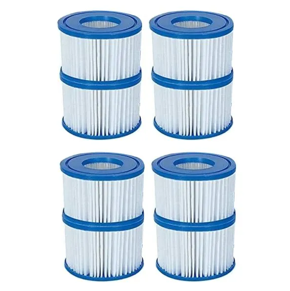 Lay-Z-Spa Filter Cartridge (VI) 4pcs Compatible with All Lay-Z-Spa Hot Tub Models V1188-JAR108-08884-2