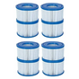 Lay-Z-Spa Filter Cartridge (VI) 4pcs Compatible with All Lay-Z-Spa Hot Tub Models V1188-JAR108-08884-2