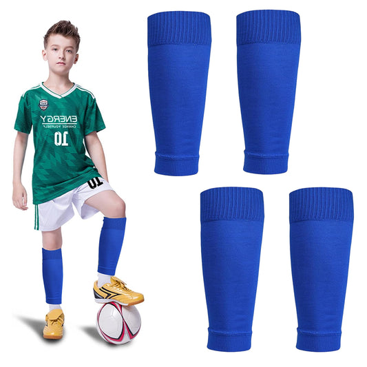 Soccer Shin Guards Sleeves Leg Socks Compatible with Football Socks for Unisex Children Youth V1188-JAR108-09022-1