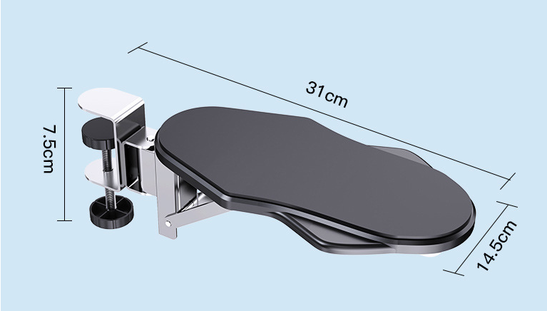 Computer Armrest for Desk, Ergonomic Elbow Support for Home Folding Rotating Model V1188-JAR60-00952-2