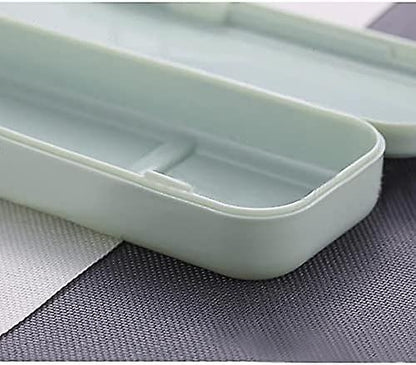Portable Cutlery Box - Set of 3, Perfect for Camping, Traveling and More (Multicolor) V1188-JAR60-04976-1