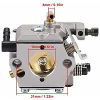 New Carburetor Compatible with STIHL 024 026 024AV 024S MS240 MS260 Pro Chainsaw, Replaces WT-194, WT-194-1, V1188-JAR60-18247-1
