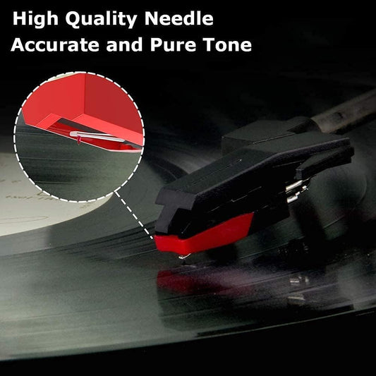 Turntable Needle, 5pcs Universal Turntable Needles, Replacement Needles for Gramophone, Compatible with ION V1188-JAR60-18418-1