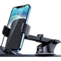 Universal Car Phone Holder with Military Suction Cup, 360 degrees Rotation, Dashboard Mount for GPS \u0026 V1188-MA05-12562