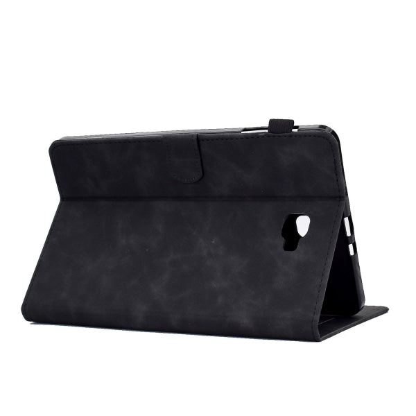 Compatible with Samsung Galaxy Tab A 10.1 2016 T580 T585 Shockproof Case Black Pu Leather Butterfly Floral V1188-MA05-16976