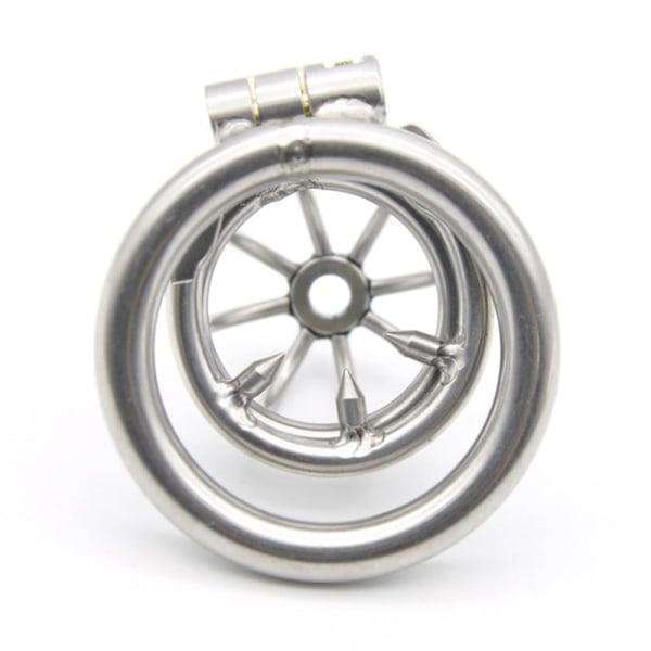Stainless Steel Male Chastity Cage with 50mm Ring V1188-MA05-2840