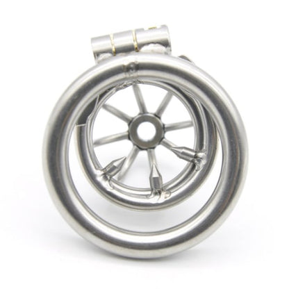 Stainless Steel Male Chastity Cage with 50mm Ring V1188-MA05-2840