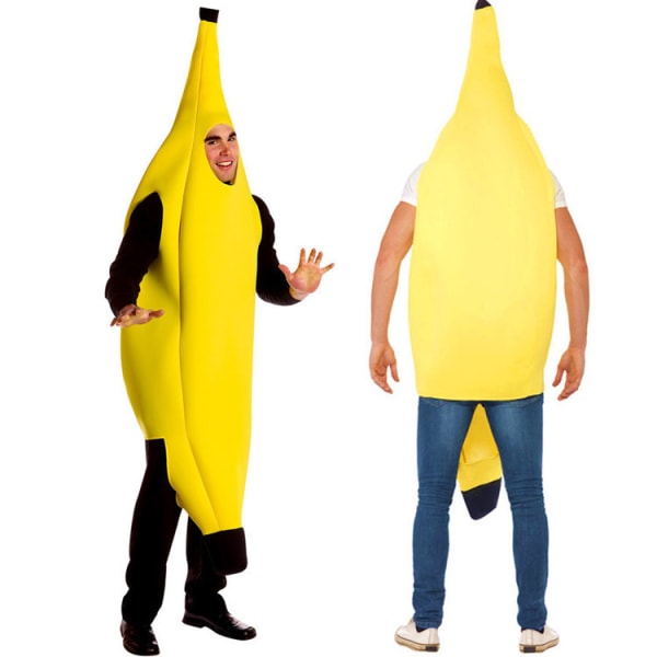 Appealing Banana Costume Adult Deluxe Set for Halloween L_max V1188-MA05-55049