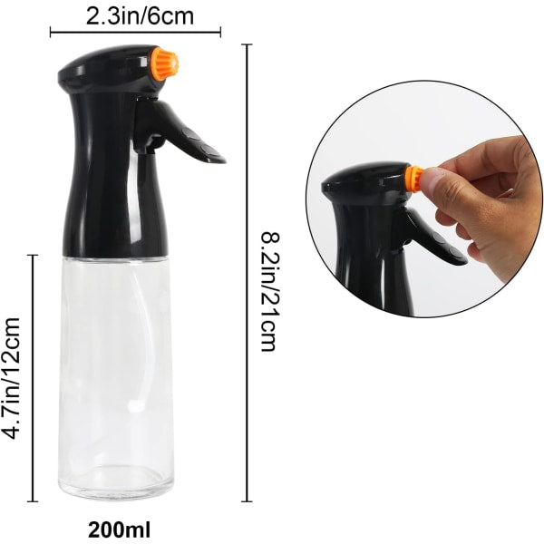 Olive Oil Cooking Spray 200ml Bottle for Air Fryer, Salad, BBQ, Pasta - Kitchen Accessories V1188-MA05-9562