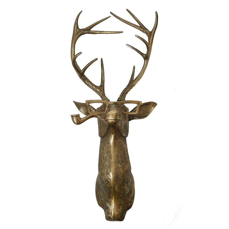 Frankie Stag Animal Resin Hanging Ornament Wall Art Gift V1188-MA108-00311-1