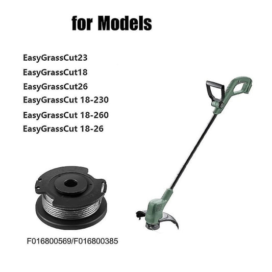 Bosch Grass Trimmer Line Spool 6-Pack F016800569 Compatible with EasyGrassCut 23 26 18 18-230 18-260 18-26 V1188-MA108-00535-1