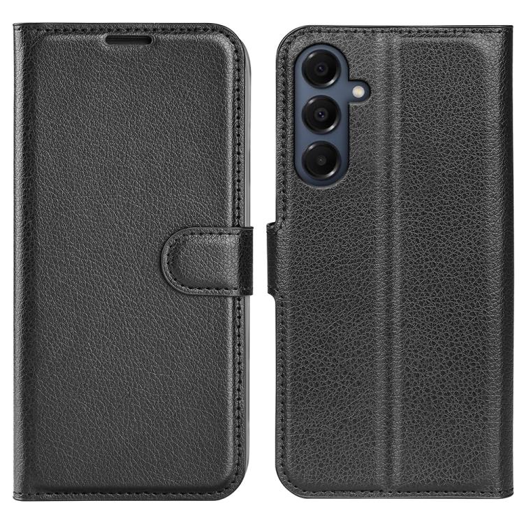 Compatible with Samsung Galaxy A17 5G Case Black Horizontal Flip Stand Cover V1188-MA108-10698-1