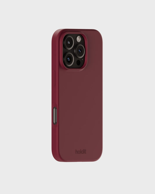 holdit iPhone 16 Pro Max Mobile Case Silicone Red Velvet_max V1188-MA108-10846-1
