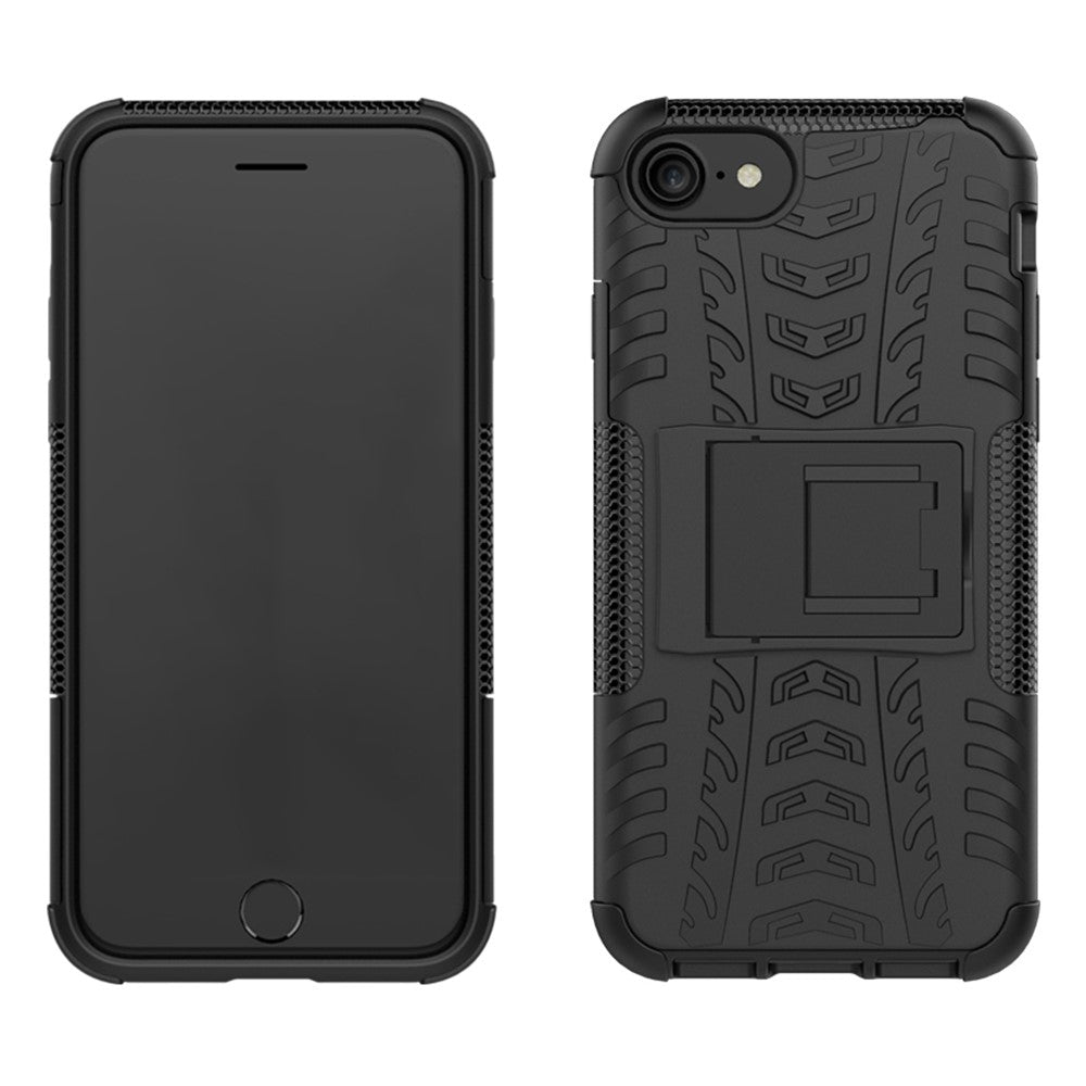 iPhone 7 8 SE 2020 2022 Compatible Ultimate Shockproof Stand Case Black V1188-MA108-11225-1