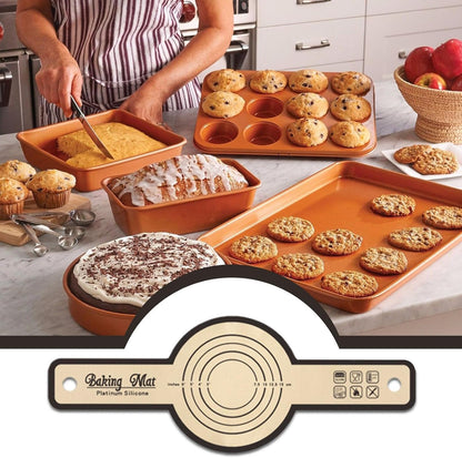 Silicone Dough Mat with Precise Scale Foldable Bread Rolling Kneading Baking Mat V1188-MA108-13346-1