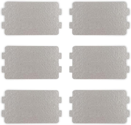 6 pcs Microwave Mica Waveguide Protector Plates 6.4x11.7cm Replacement Sheet Compatible with Microwave Repair V1188-MA108-17484-1