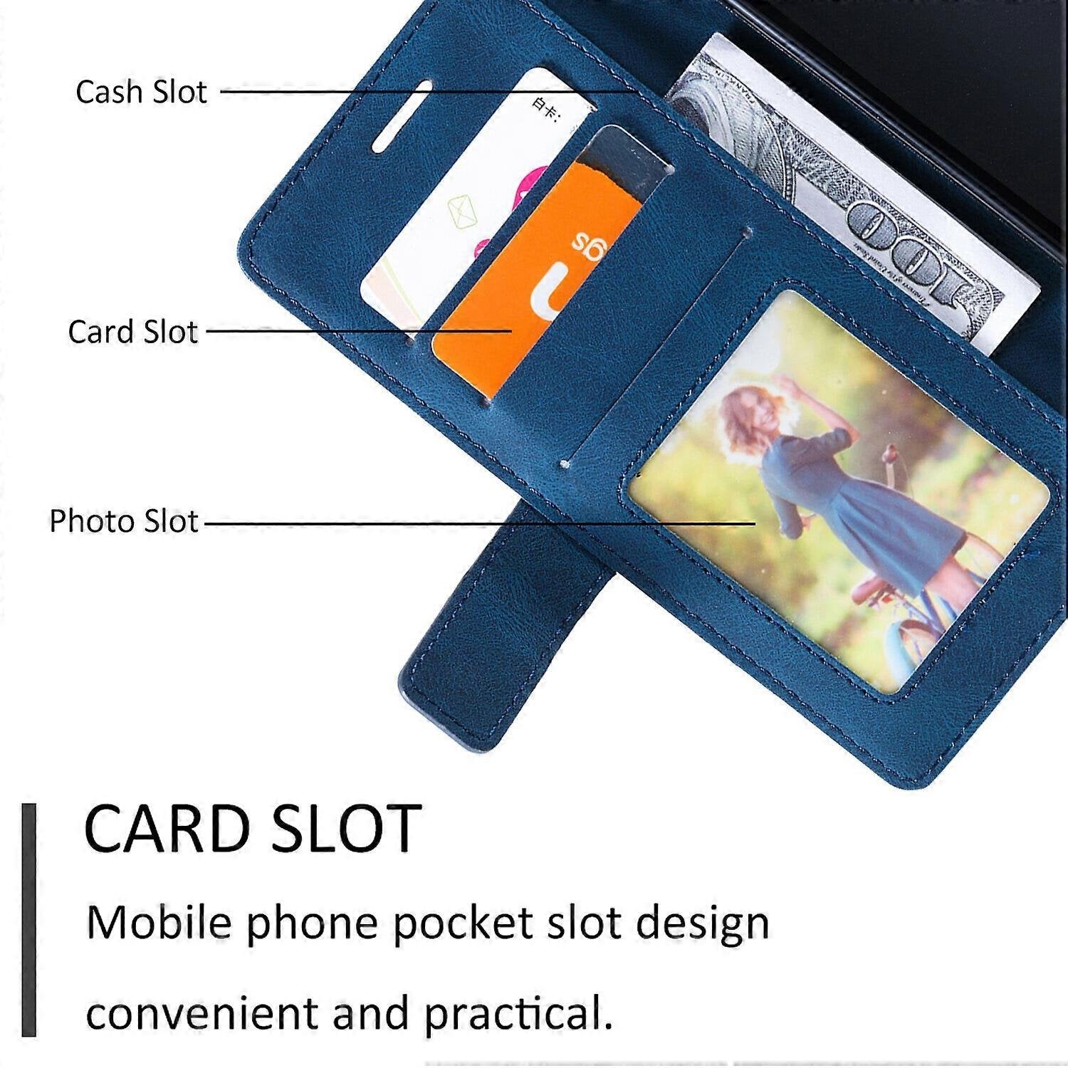 Case Compatible with iPhone 11 Leather Magnetic Folio Case with Card Holder Compatible with iPhone 11- V1188-MA108C-01998-2