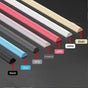 Shower Water Barrier 200cm Bendable Perfect Black Compatible with Various Brands V1188-MA108C-02125-3