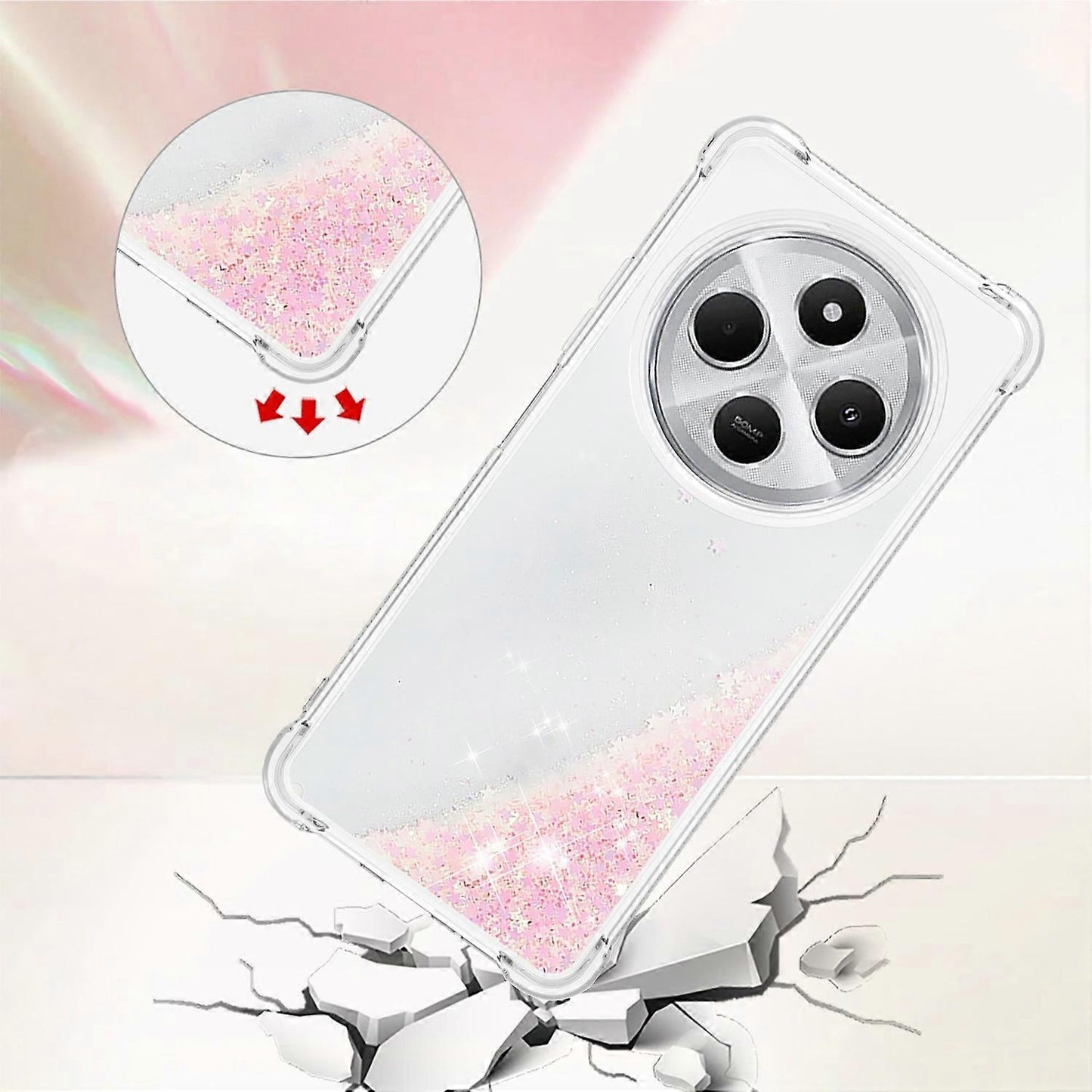 Xiaomi Redmi 14C 4G Mobile Case, Compatible with Xiaomi, Perfect Pink Pentagram Max Pink V1188-MA108C-02394-2