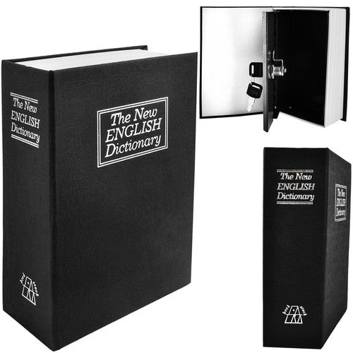 Hidden safe | Book safe with lock black black_max black V1188-MA108C-11107-1