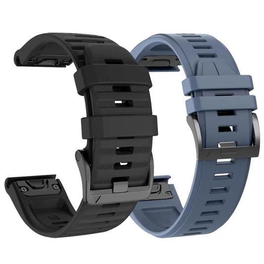 Silicone Strap for Garmin Fenix 7X 7 Pro Solar 6X 6 Sapphire 5 5X Plus 3 3HR Epix Compatible with Garmin V1188-MA60-01924-51