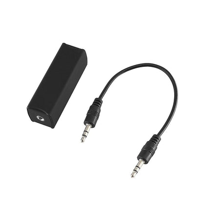 Ground Loop Noise Isolator Effectively Eliminates Audio Noise for Car Stereo System Home Speaker with 3.5mm V1188-MA60-03819-1