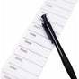 200 pcs iron-on labels woven labels Name labels with names to write labels School name labels, white, Fonepro V1188-MA60-05788-1