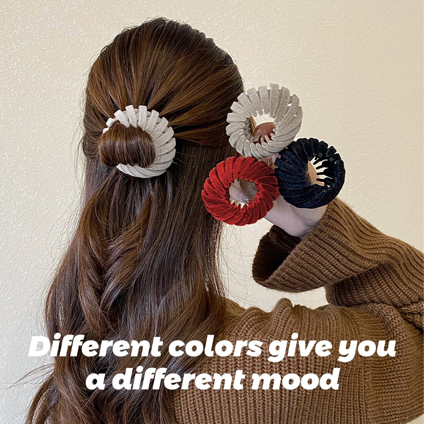 Magic Hair Clip Bird's Nest Flat Ponytail Lazy Hair Clip V1188-MA60-06028-1