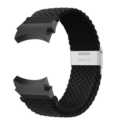 Compatible withSamsung Galaxy Watch 4 5 6 Pro Classic 20mm Strap Black Nylon Band 40mm 43mm 44mm 45mm 47mm V1188-MA60-12755-1