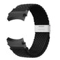 Compatible withSamsung Galaxy Watch 4 5 6 Pro Classic 20mm Strap Black Nylon Band 40mm 43mm 44mm 45mm 47mm V1188-MA60-12755-1