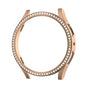 Diamond-Coated Rose Gold Case with PC Single Row Protection Compatible withSamsung Galaxy Watch 6 5 4 40mm V1188-MA60-12805-1